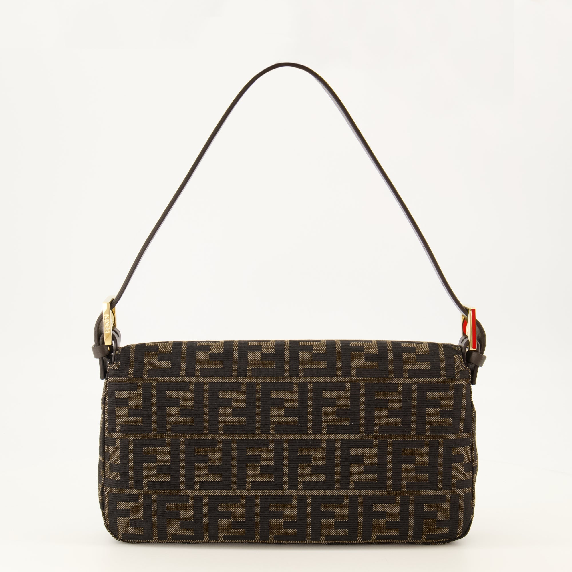 Sacs à main et épaule FF Fabric Baguette® Bag in Brown Fendi Marron Femme