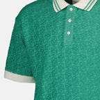 Polos Polo Monogramme MC Drole De Monsieur Vert Homme