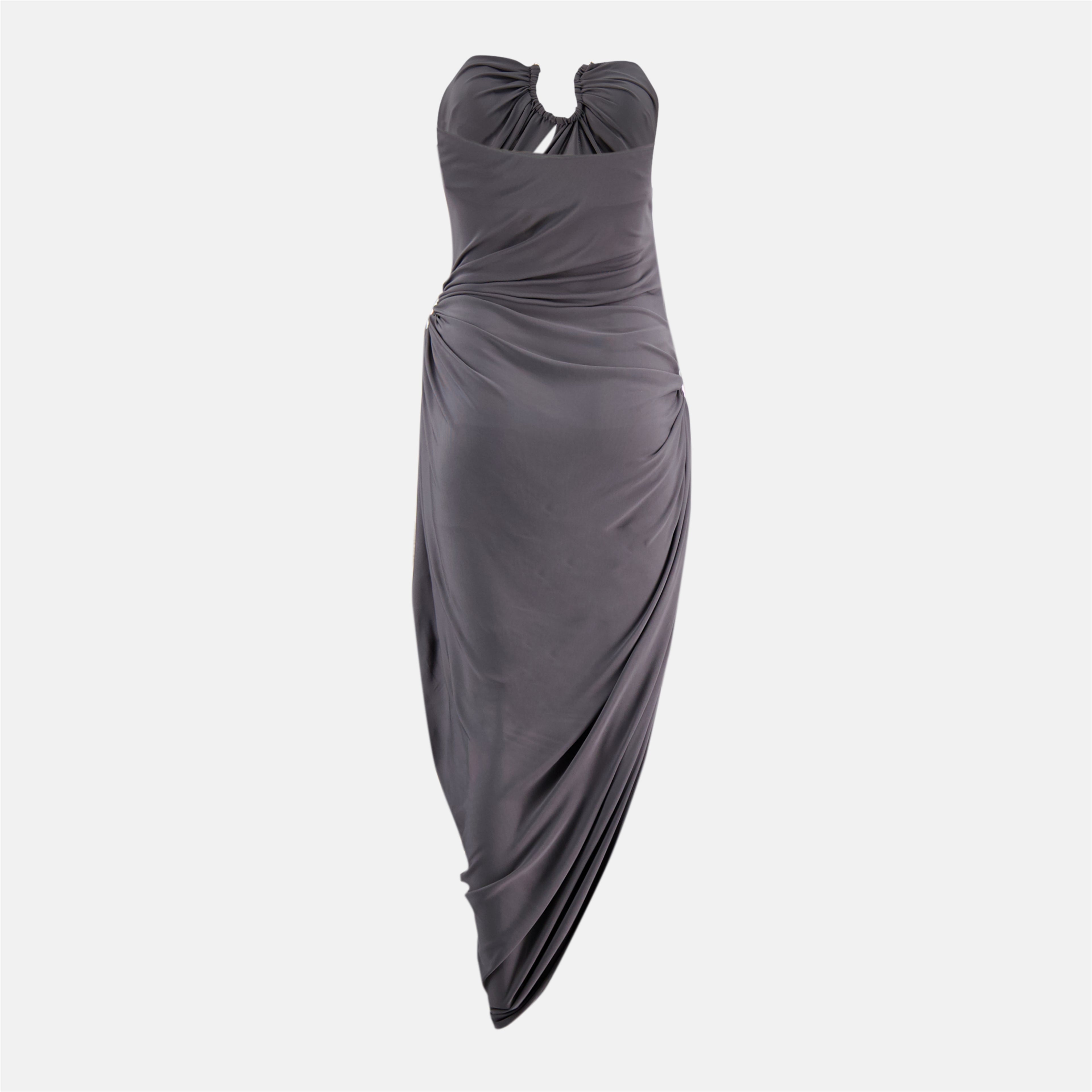 Imagen del vestido Orica gris de la marca Christopher Esber para mujer - Temporada Primavera-Verano 2026 - Vista Trasera