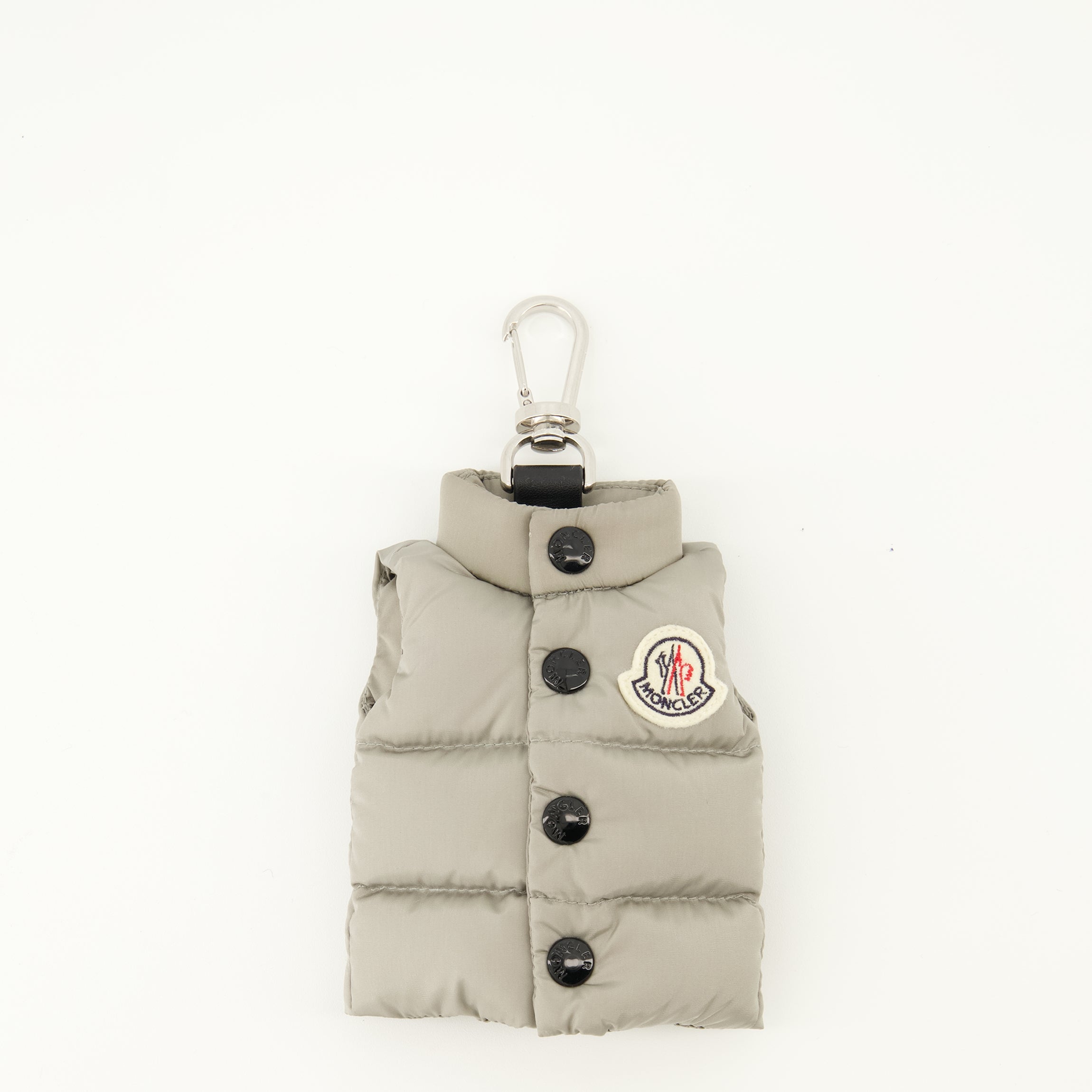 Image de l'article Port-clés gilet gris de la marque Moncler pour Homme - Saison Printemps-Été 2026 - Vue de Face