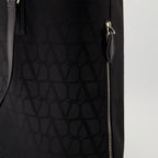 Bolsos tote Bolso Tote de Nylon Iconographe Valentino Garavani Negro Homme