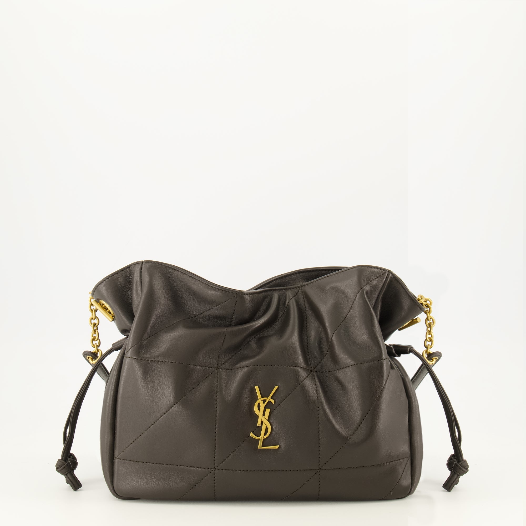 Sacs seau Jamie Pochon Braune Tasche Saint Laurent Marron Femme