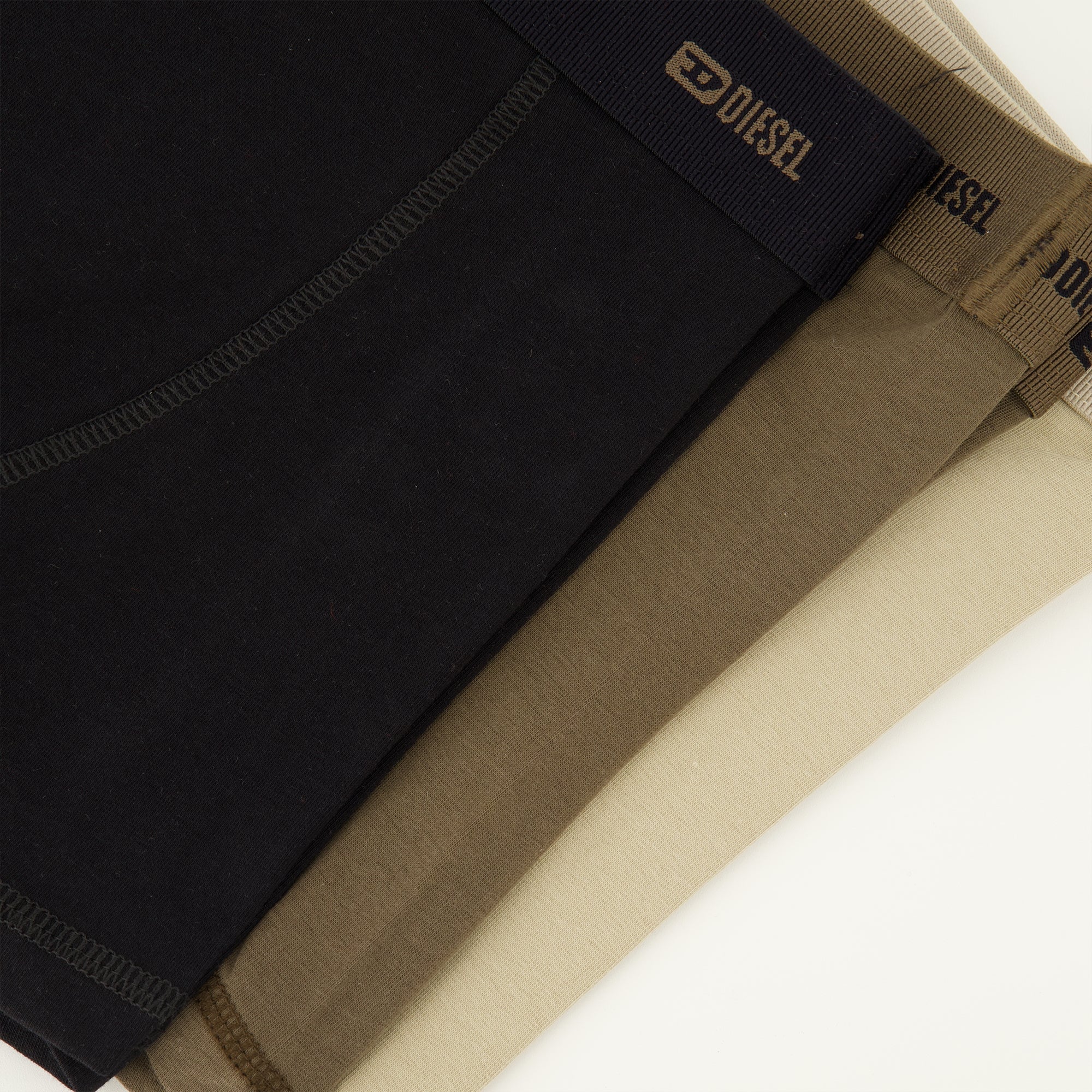 Sous-vêtements et homewear Set di Boxer Kaki, Beige e Nero Diesel Kaki Homme