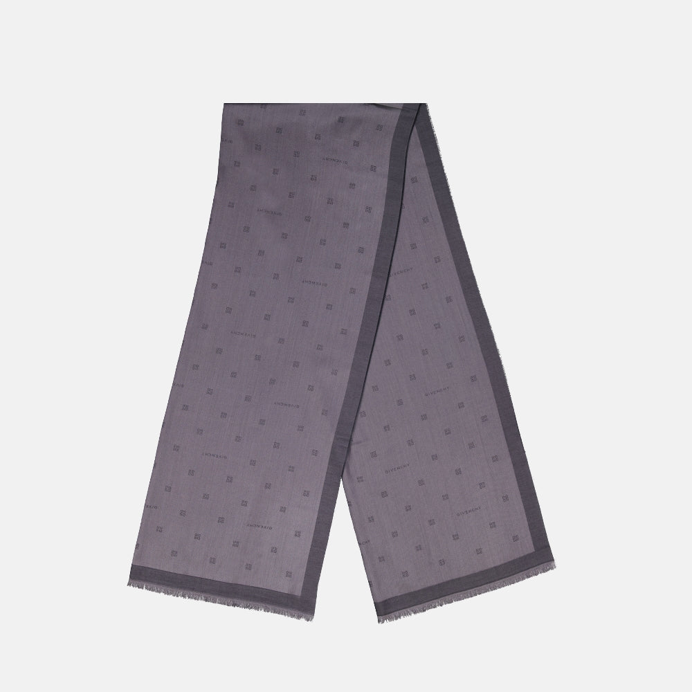 Scarves and gloves 4G Scarf Givenchy Gray Femme