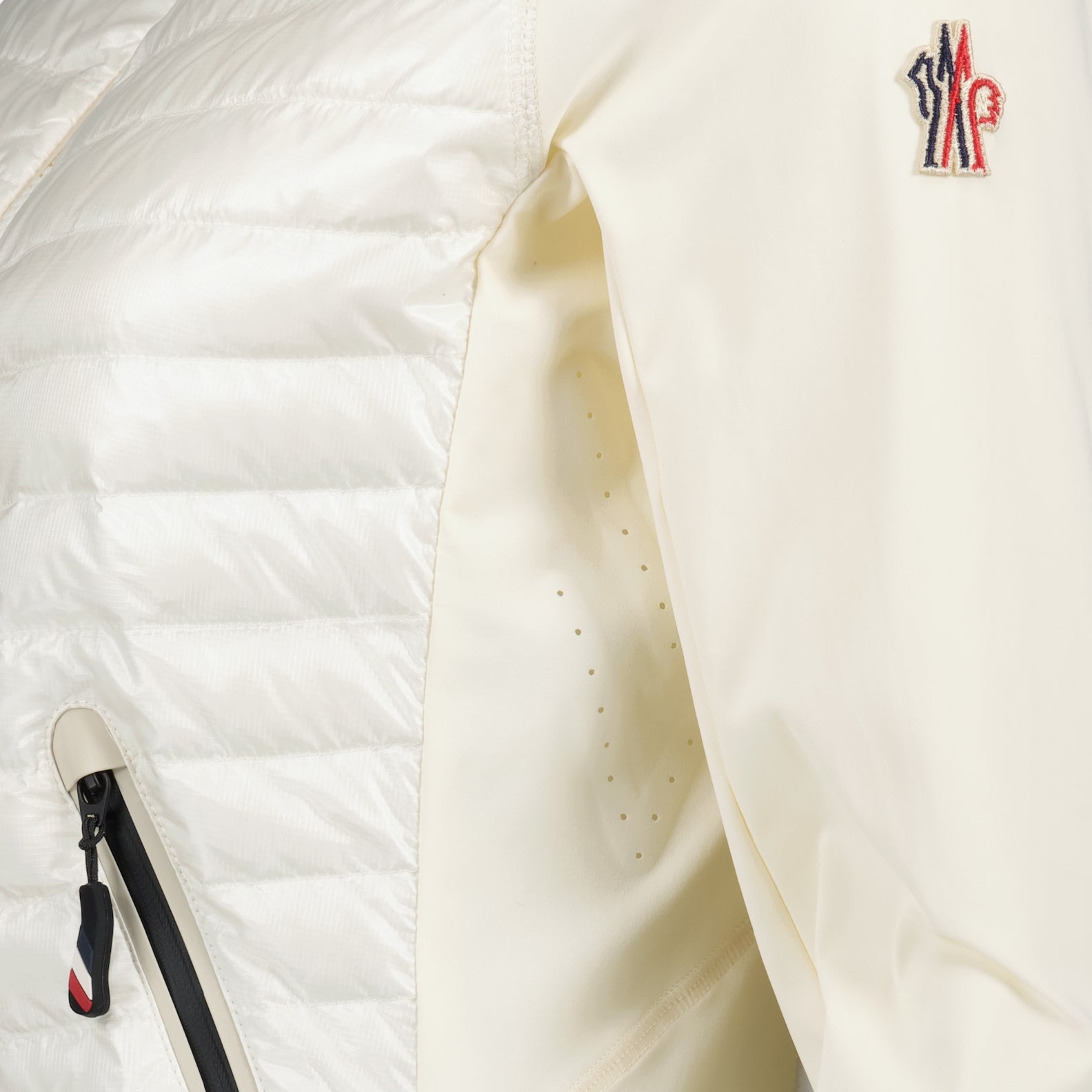 Vestes Veste bi-matière Moncler Grenoble Blanc Femme