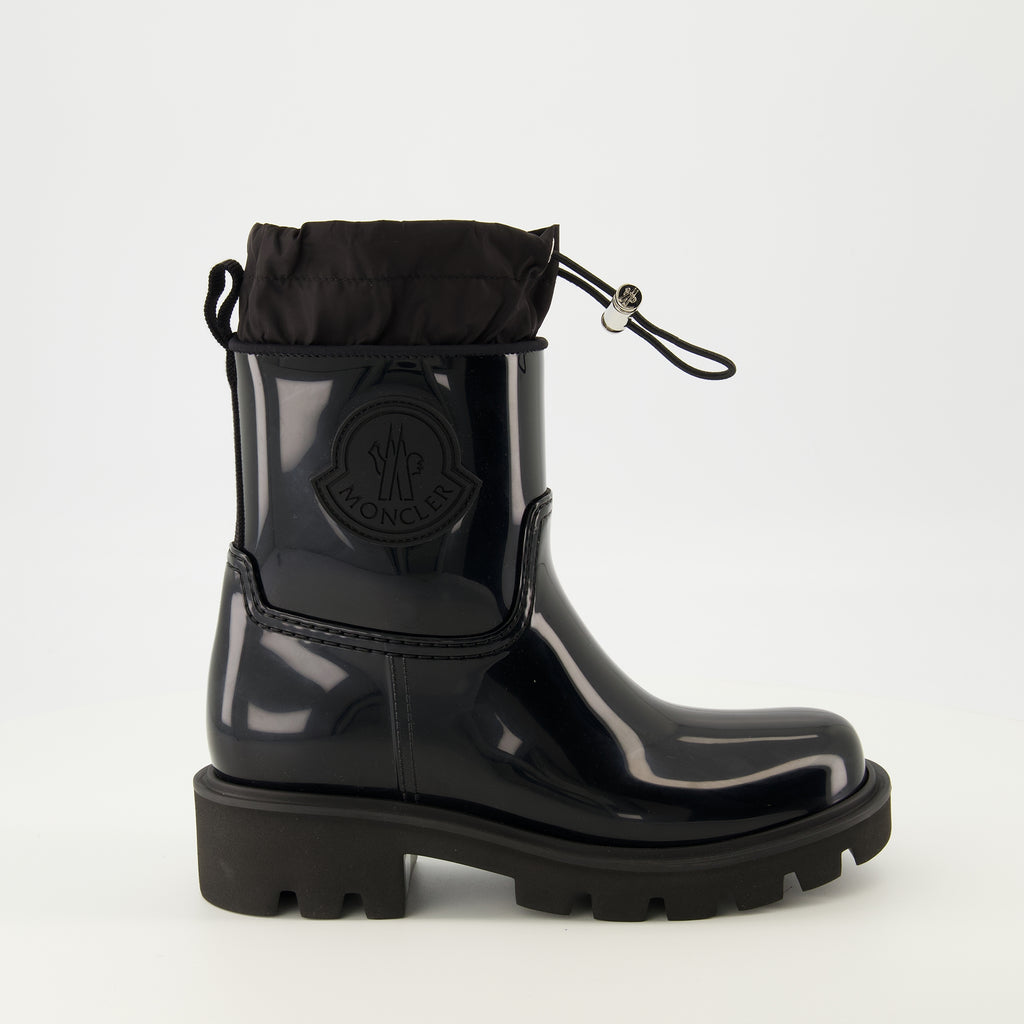 Bottines キックストリーム ブラック アンクルブーツ Moncler Noir Femme