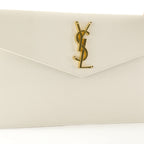 Pochettes Pochette Uptown Saint Laurent Blanc Femme