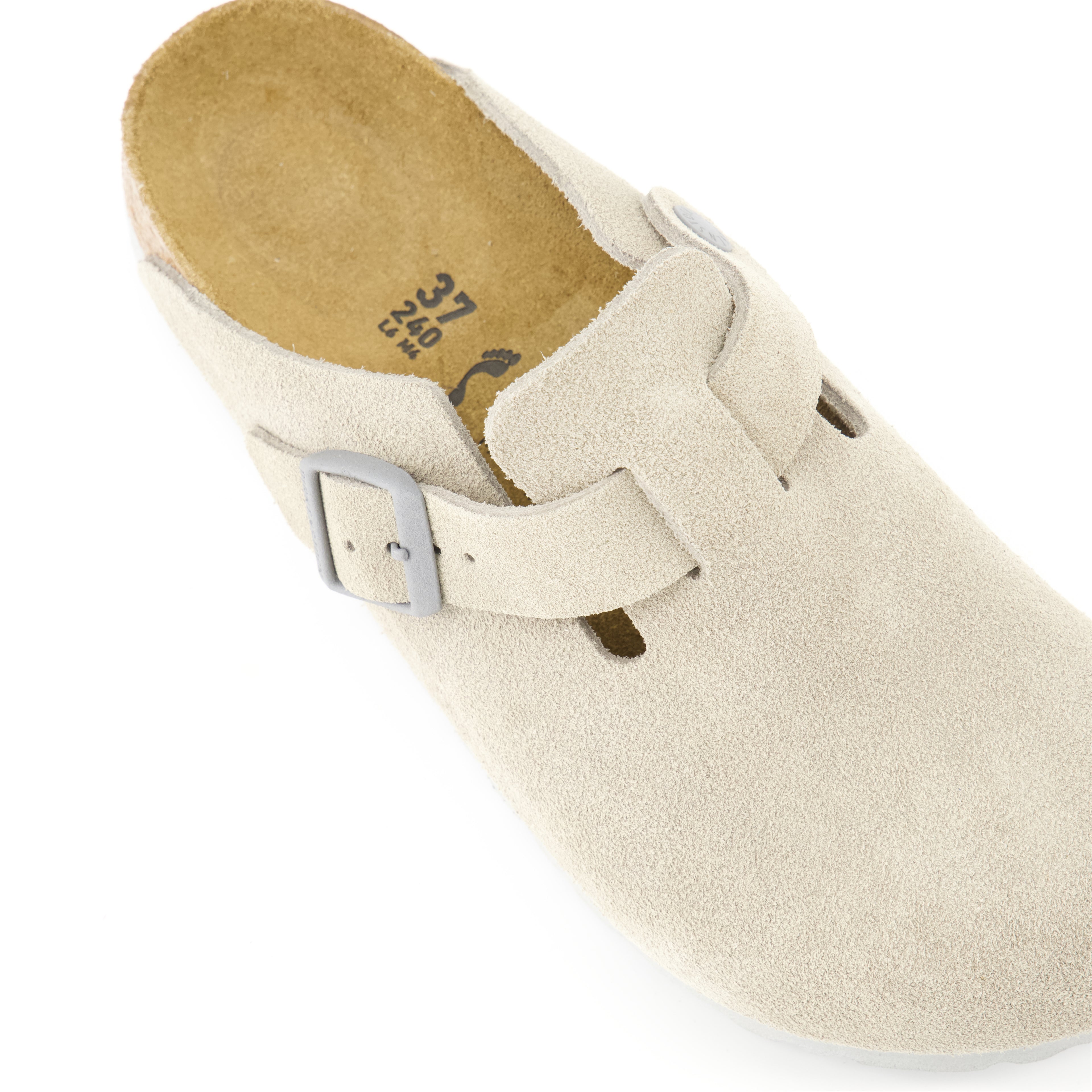 Chaussures ouvertes Mules Boston Birkenstock Kaki Femme