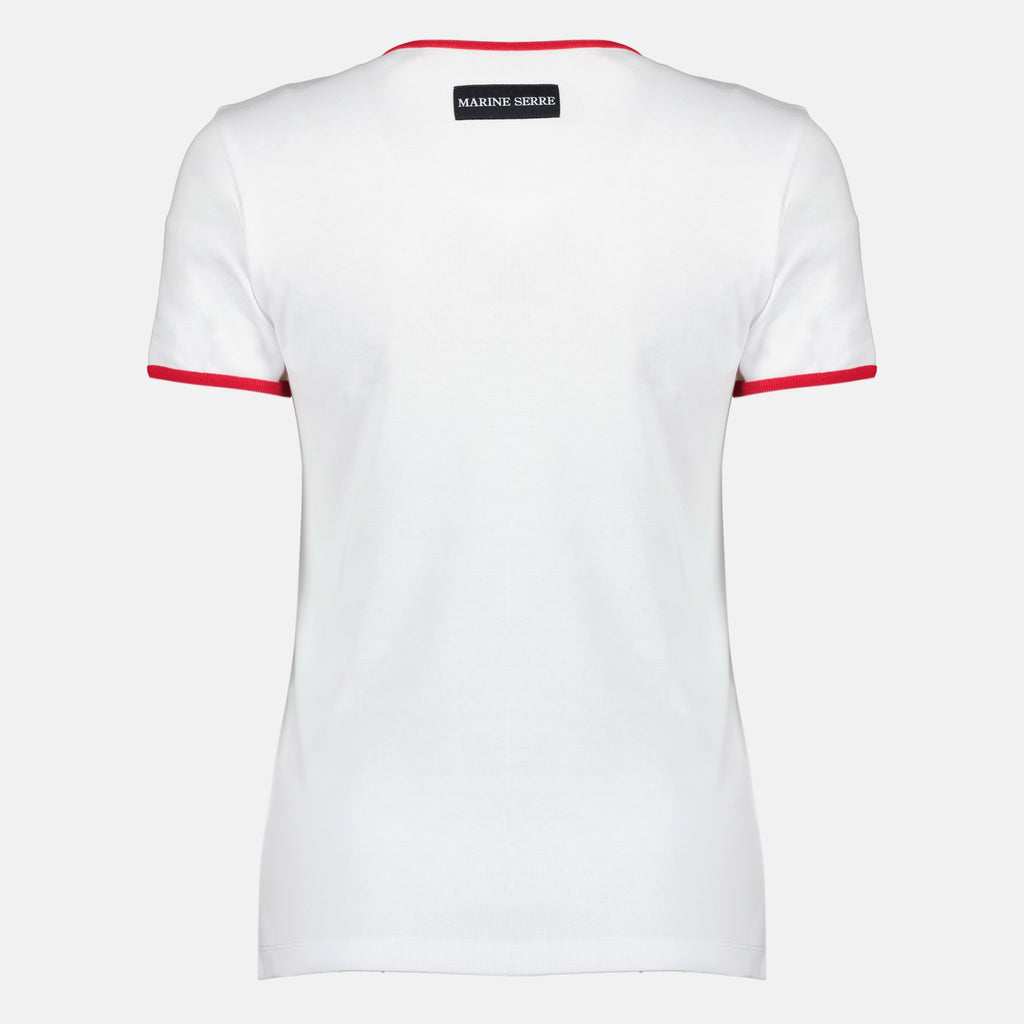 T-shirts ムーンホワイト Tシャツ Marine Serre Blanc Femme