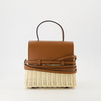 Bolsas de mão e de ombro Bolsa Tie Me pequena Moschino Marrom Femme