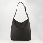 Imagem da bolsa Le 5 à 7 grande preta da marca Saint Laurent para Mulheres - Temporada Primavera-Verão 2026 - Vista Traseira