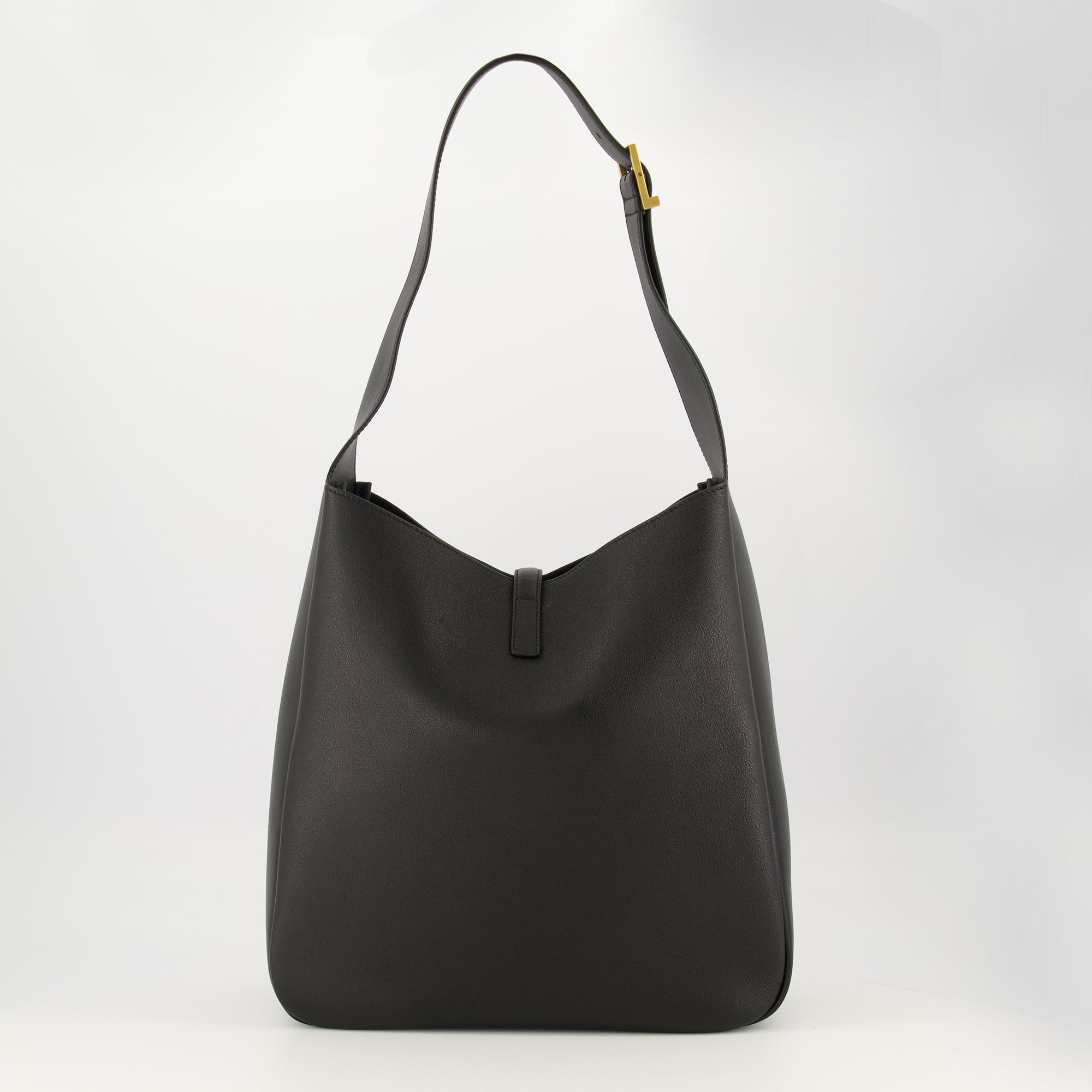 Image de l'article Sac Le 5 à 7 large noir de la marque Saint Laurent pour Femme - Saison Printemps-Été 2026 - Vue de Dos