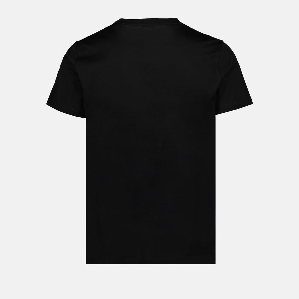 T-shirts T-shirt à double logo Moncler Black Homme