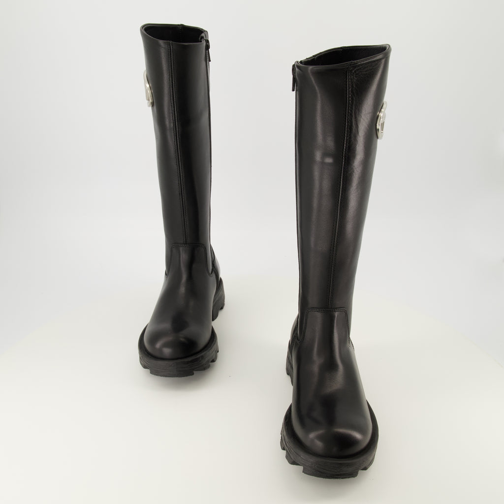 Image of the Diesel D-Hammer Boots for Women - Fall-Winter 2025 - Top view of a pair of shoes