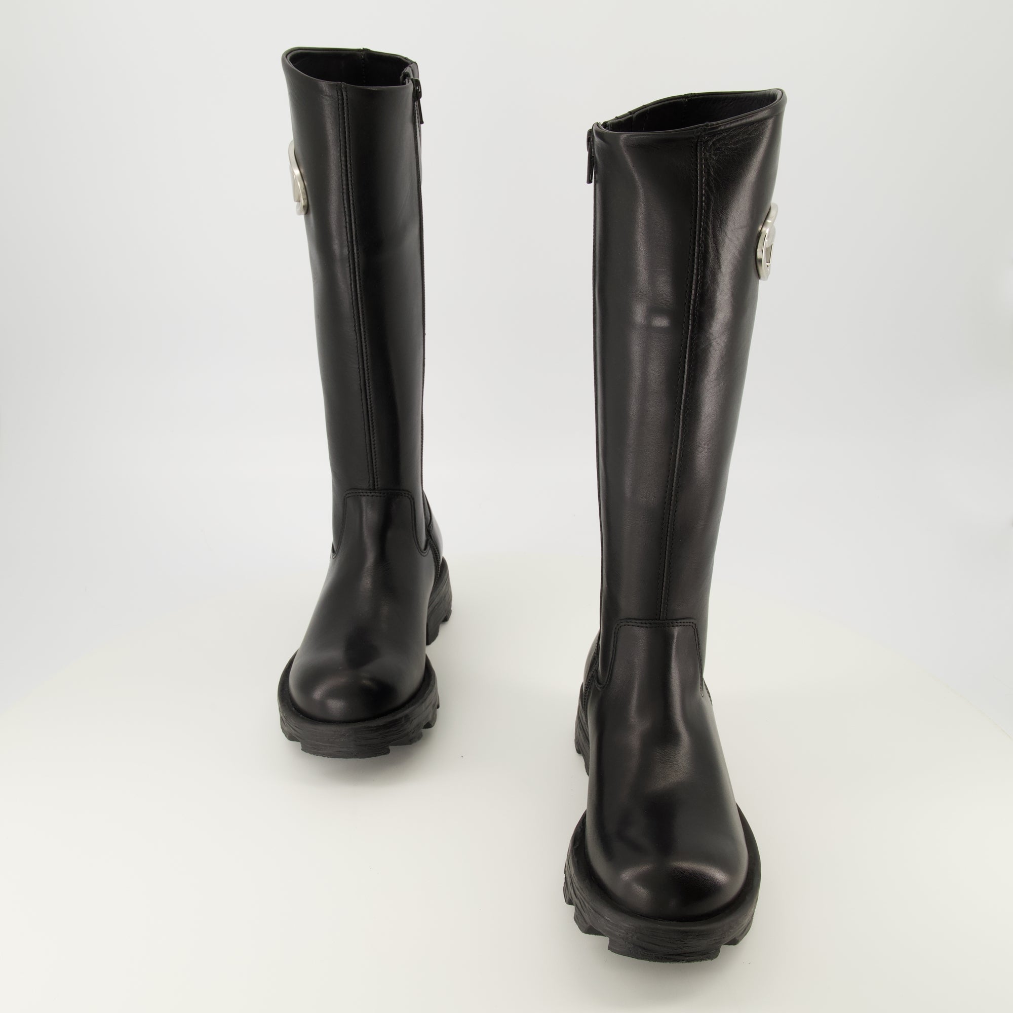 Image de l'article Bottes D-Hammer de la marque Diesel pour Femme - Saison Automne-Hiver 2025 - Vue de dessus paire de chaussure