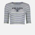 Maille P24V1G S 231 11J5 f0vwz marmo+pervinca Prada Gris Femme