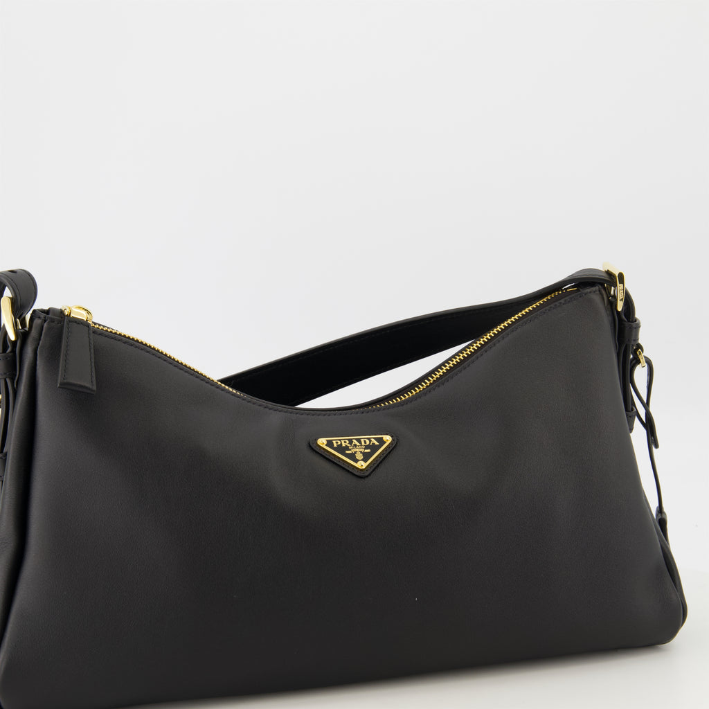 Sacs à main et épaule Sac Aimée en cuir Prada Noir Femme