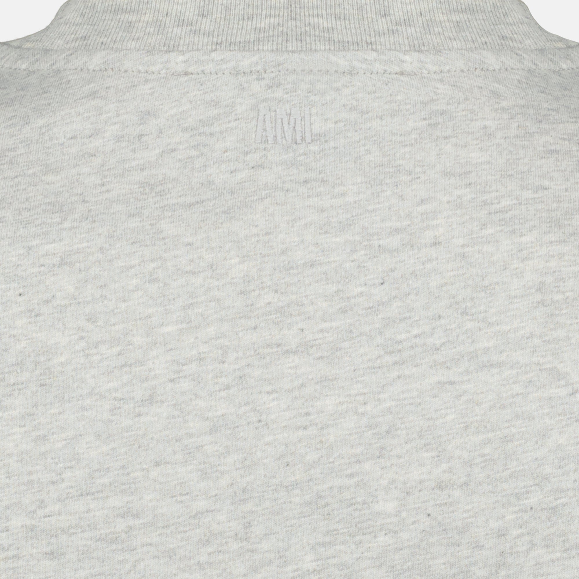 T-shirts T-shirt Ami de coeur rouge Ami PARIS Gris Unisexe