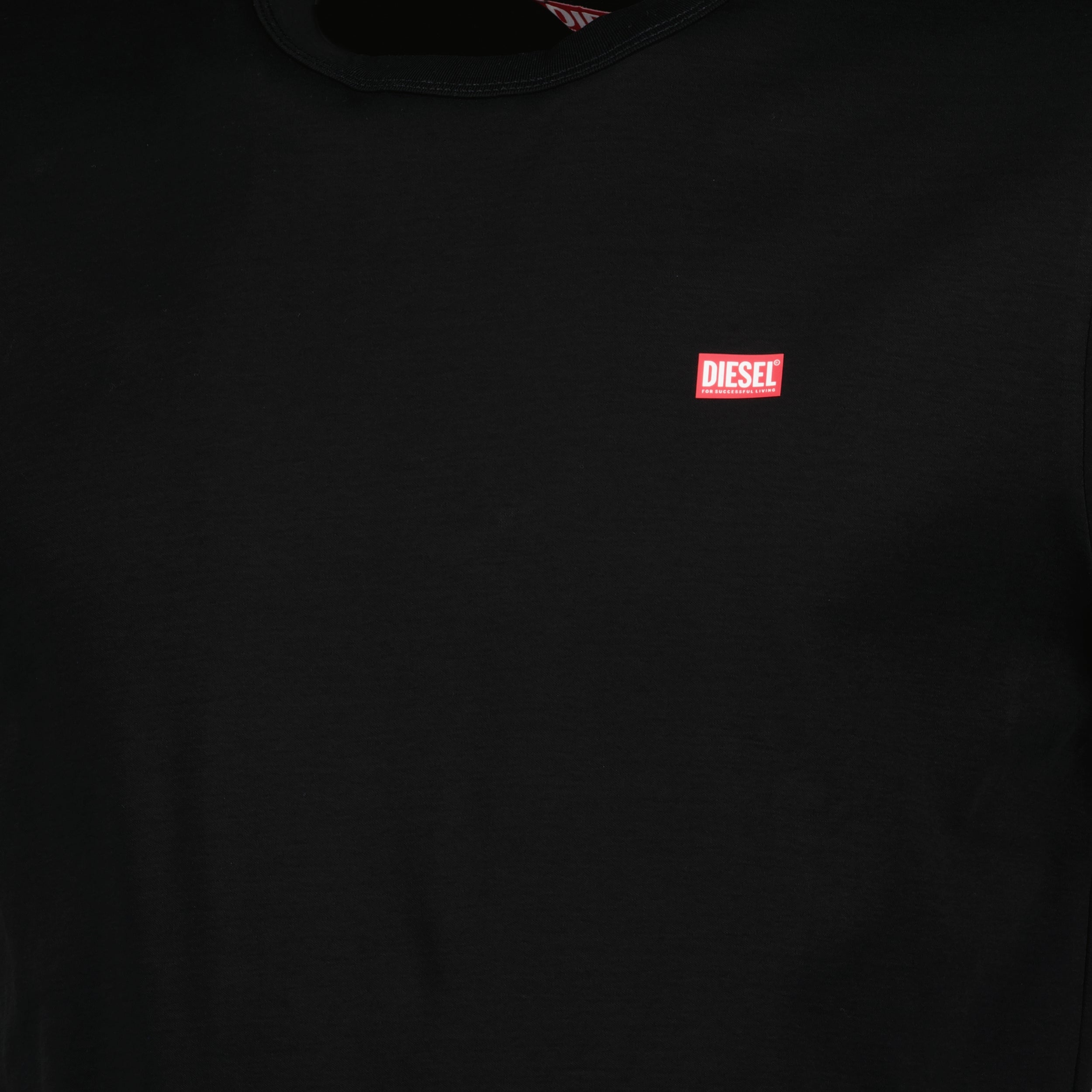 T-shirt T-shirt T-Miegor-K77 Nera Diesel Nero Uomo