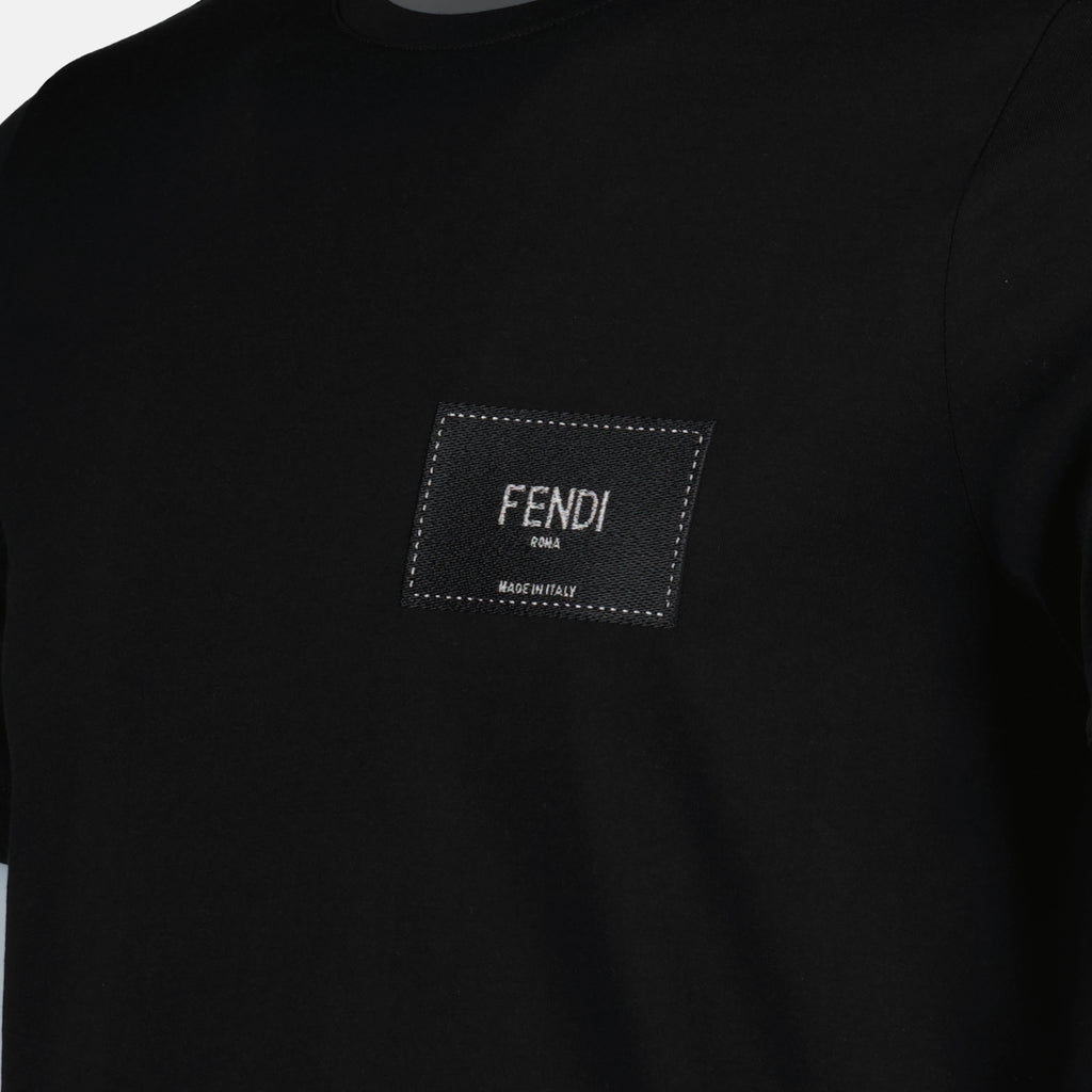 T-shirts T-shirt Fendi Roma Fendi Noir Homme