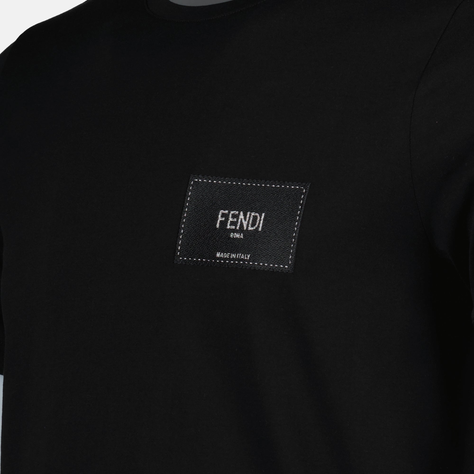T-shirts T-shirt Fendi Roma Fendi Noir Homme