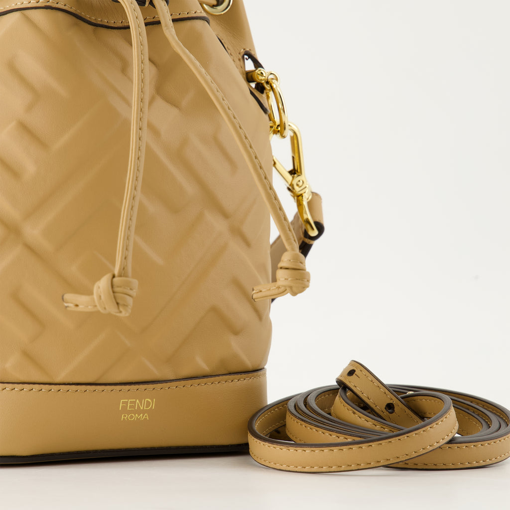 Borse secchiello Sac Mon Trésor Fendi Beige Femme