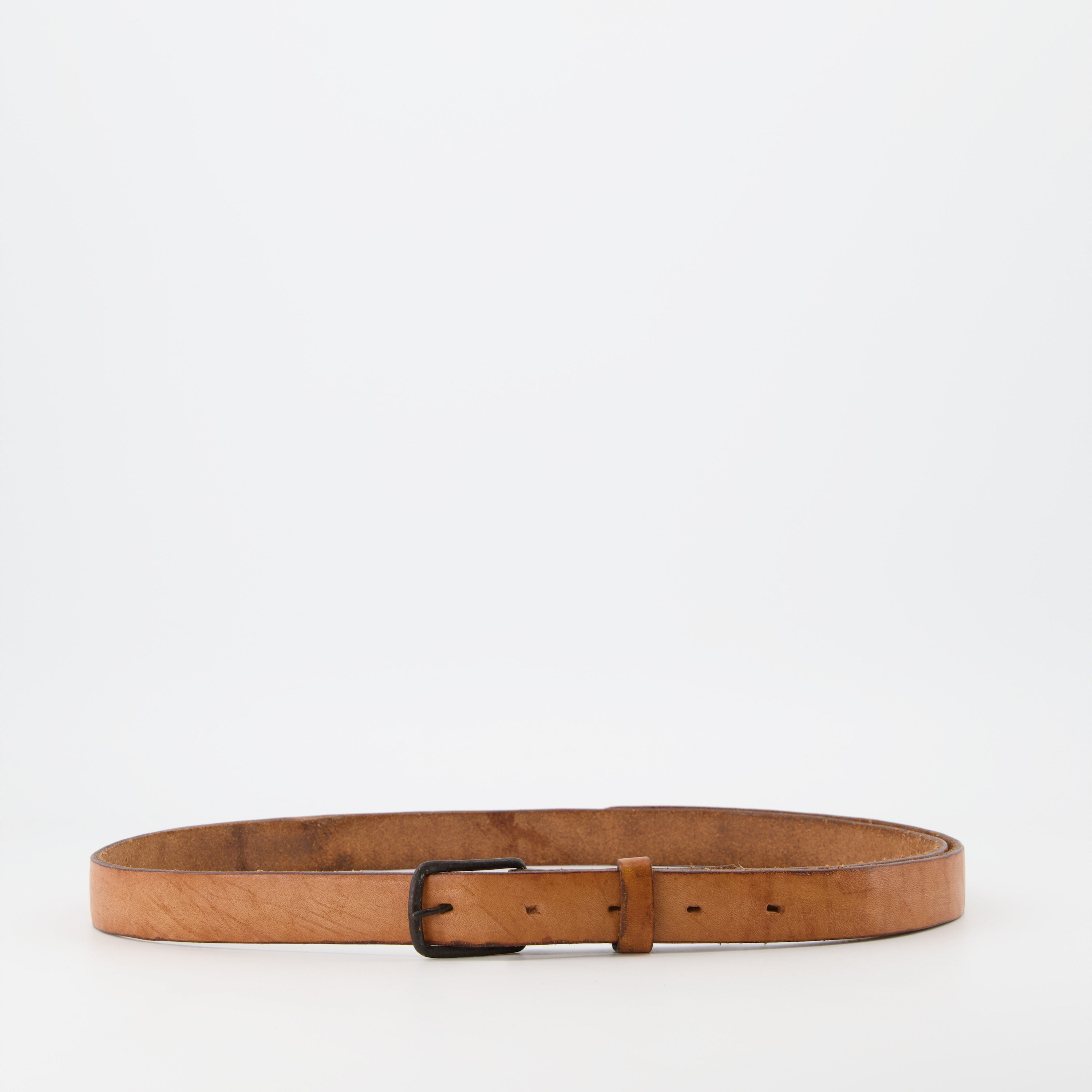 Ceintures Ceinture en cuir Raquel Allegra Marron Femme