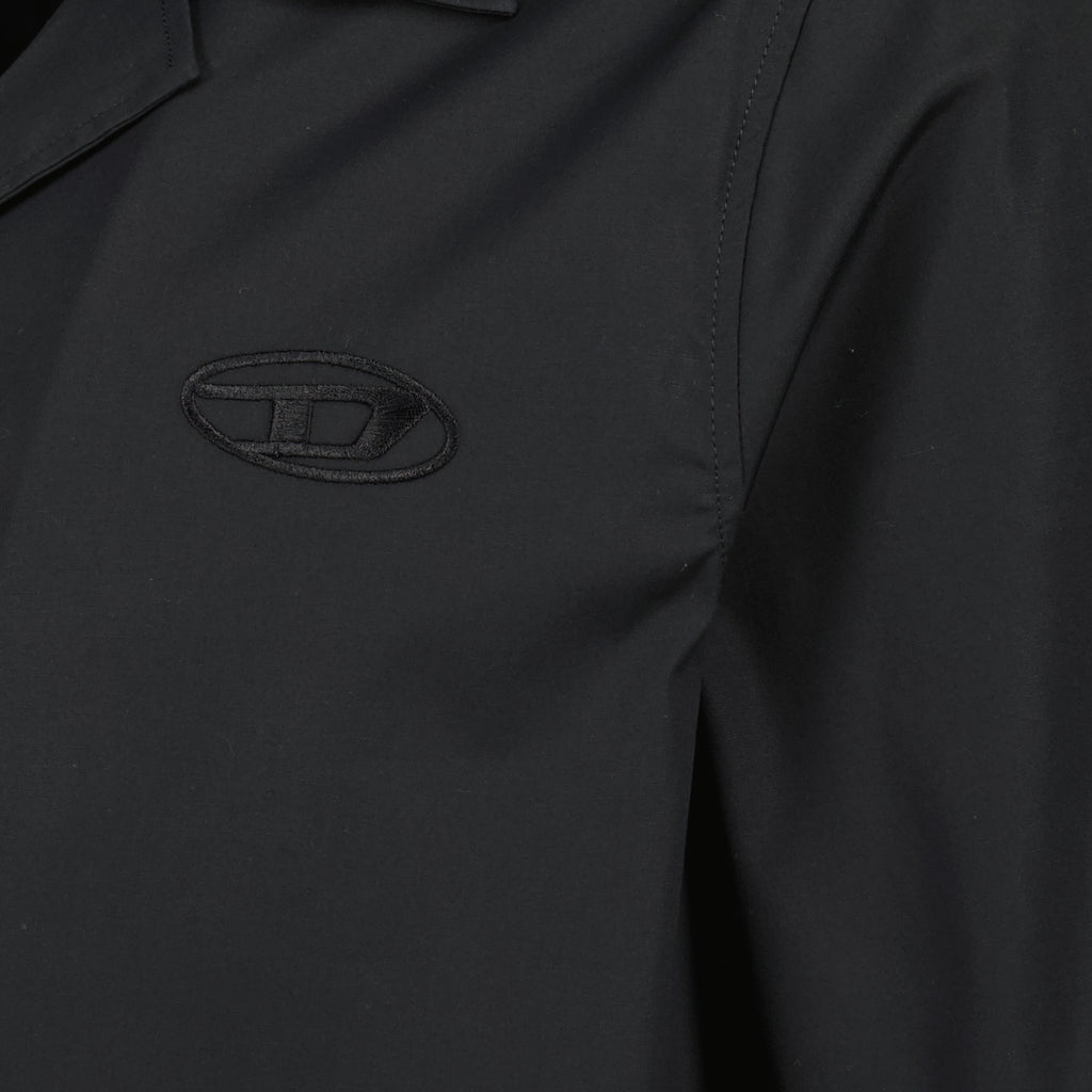 Image de l'article Chemise à manches courtes S-Mac-GSBH noire de la marque Diesel pour Homme - Saison Printemps-Été 2026 - Vue détaillée_2