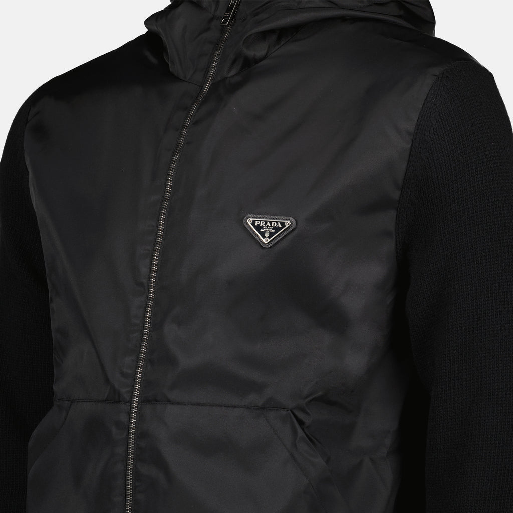 재킷 Veste bi-matière Prada 검은색 Homme
