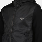 재킷 Veste bi-matière Prada 검은색 Homme