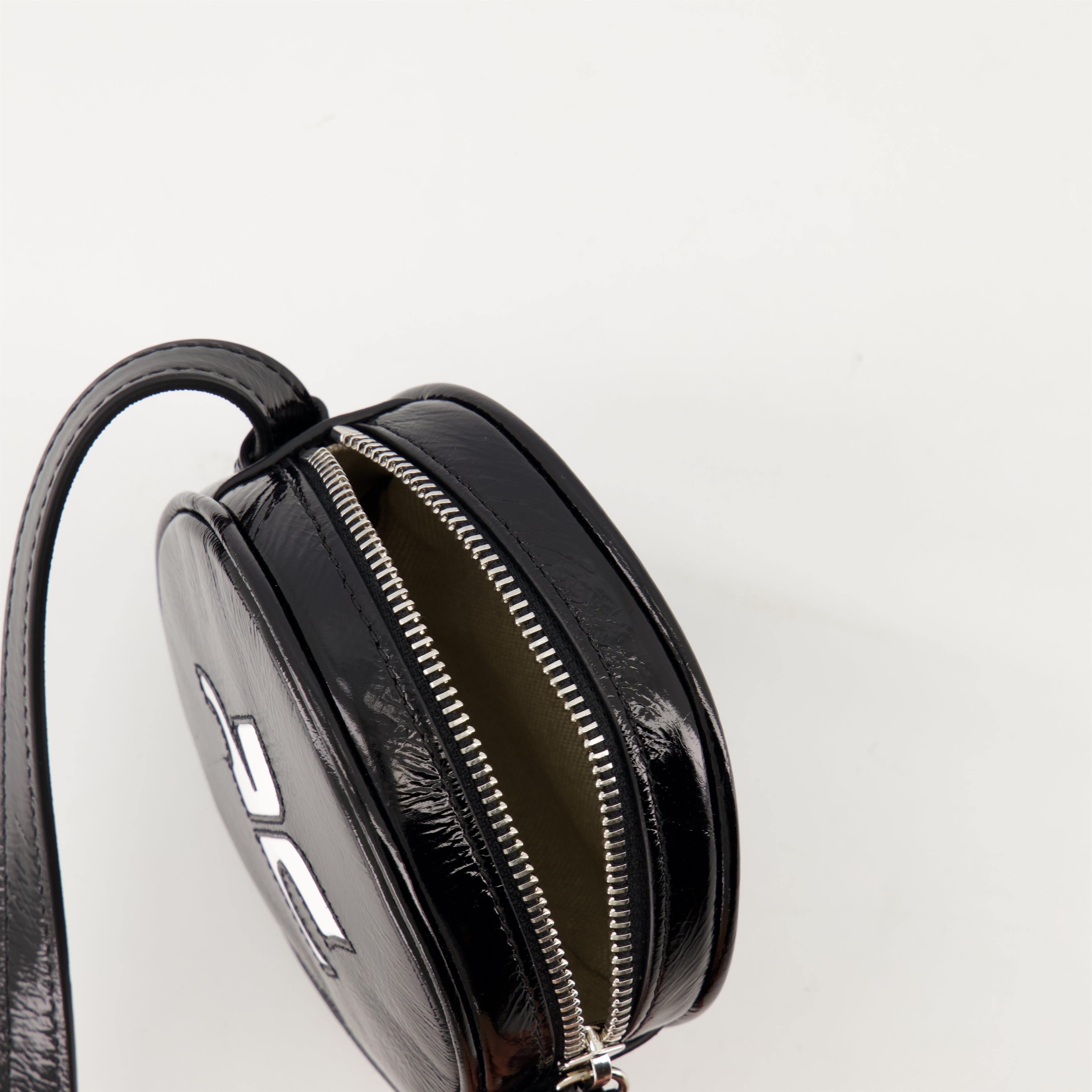 크로스백 Sac cercle Réédition Courrèges 검은색 남여공용