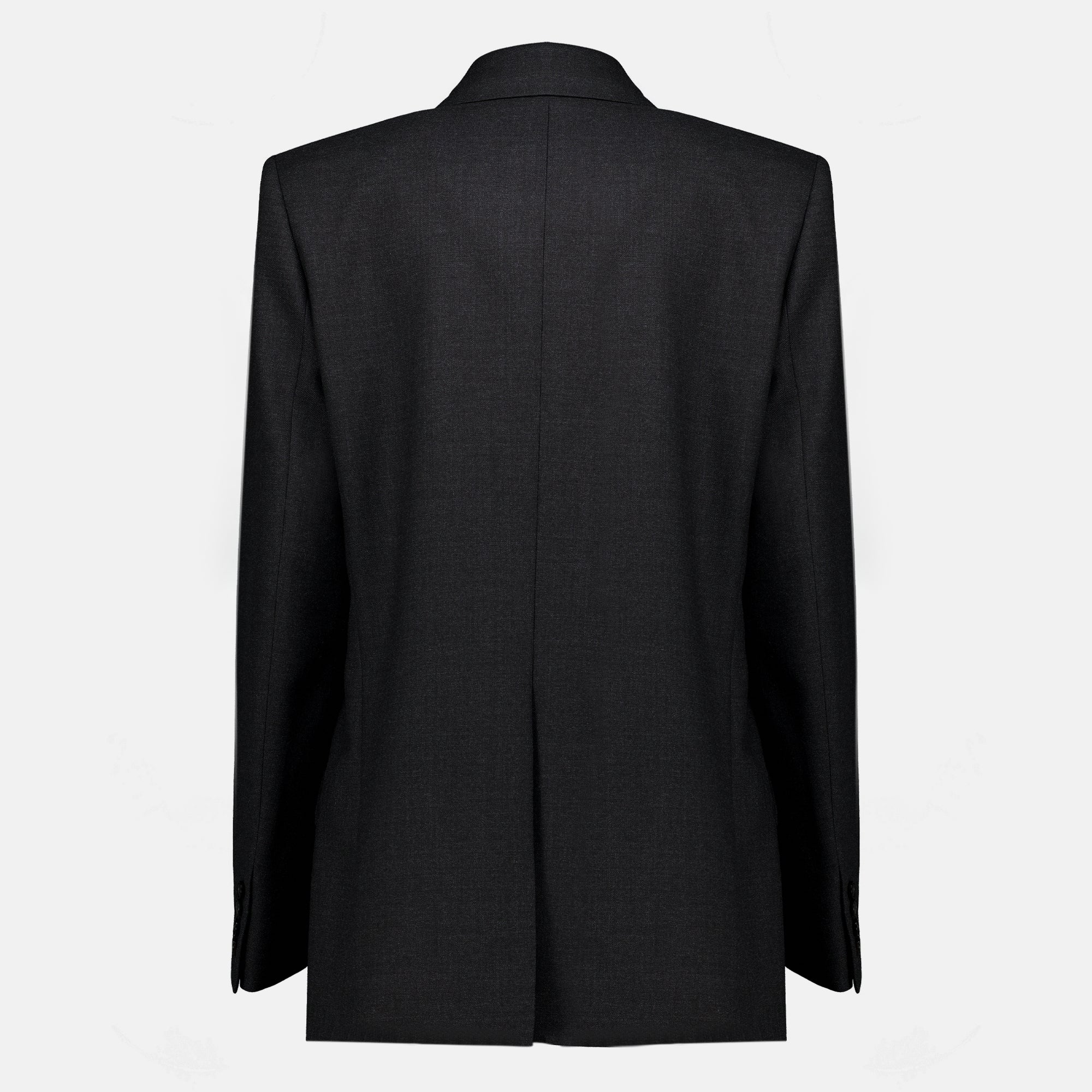 Vestes Schwarzer Woll-Blazer Saint Laurent Noir Homme