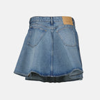 Jupes Mini jupe en denim Ami PARIS Bleu Femme