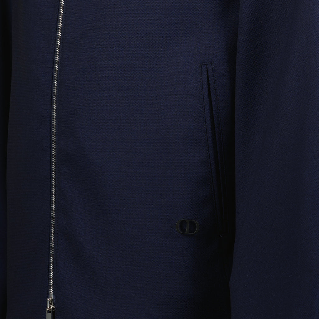 Image de l'article Veste zippée bleu marine de la marque Dior pour Homme - Saison Printemps-Été 2026 - Vue détaillée_1