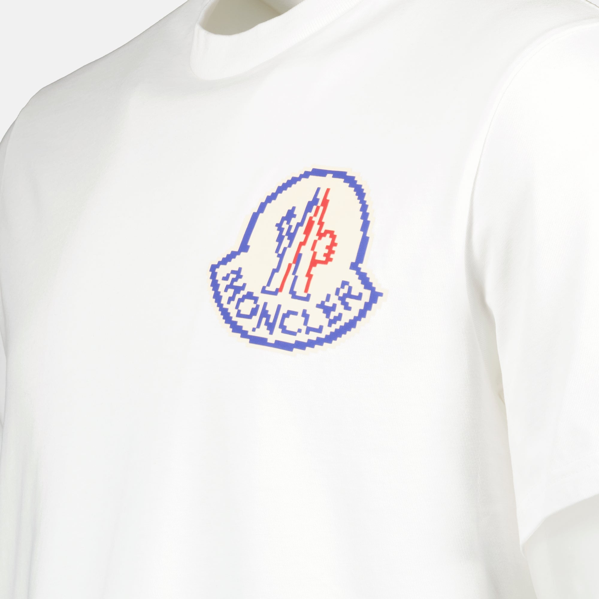 T-shirt T-shirt con logo Moncler Bianco Homme