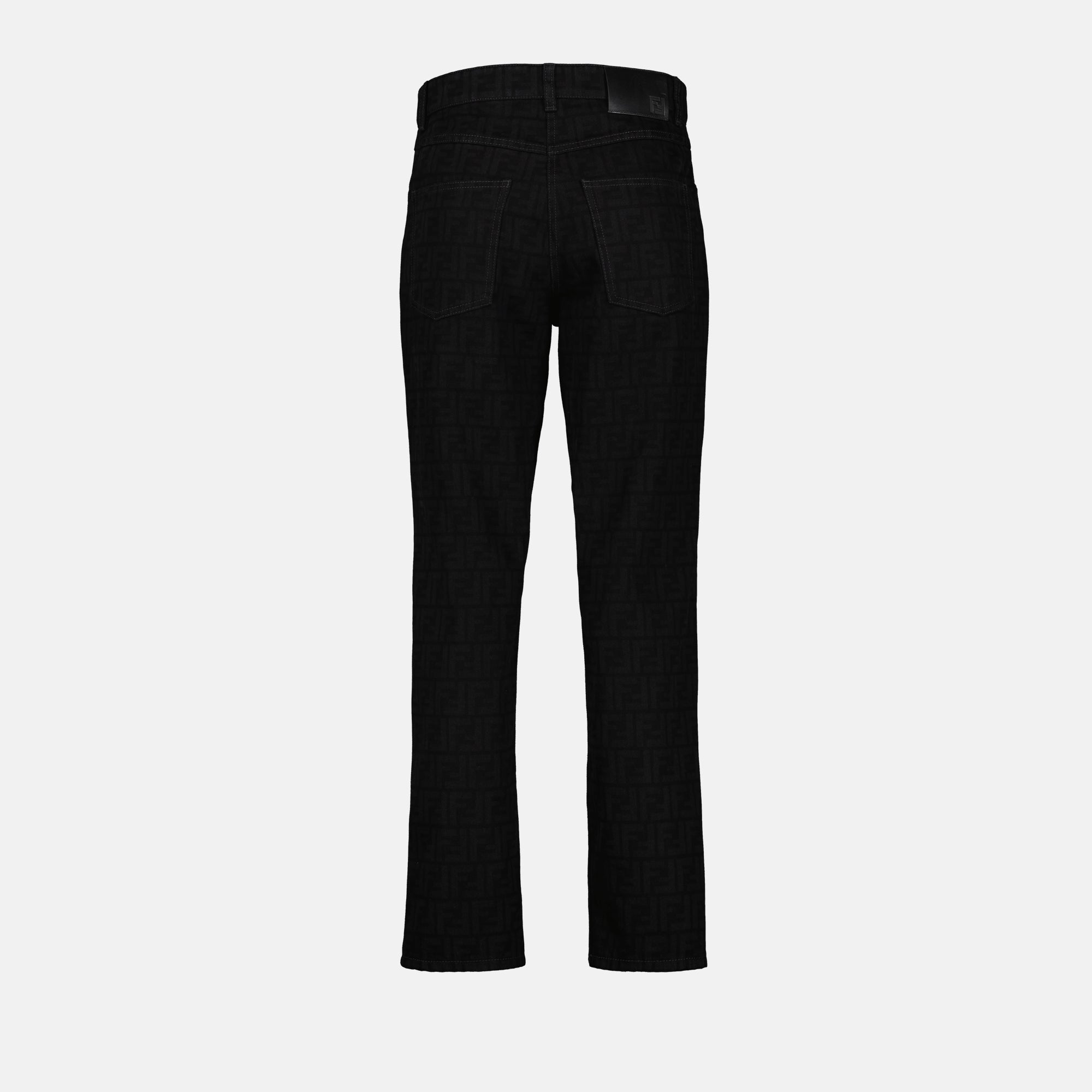 Pants FF Jeans Fendi Black Femme