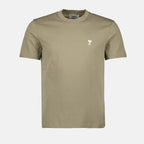 T-shirts T-shirt Ami de coeur Ami PARIS Kaki Homme