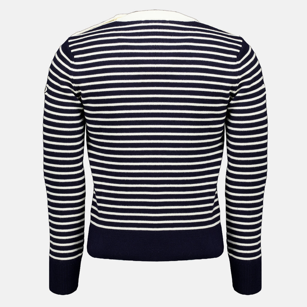 Sweatshirts Pull marinière bleu en laine Ami PARIS Bleu foncé Unisexe