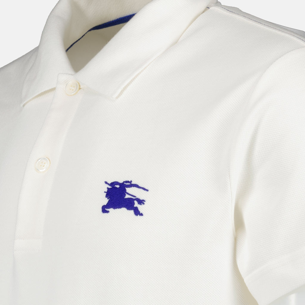 Polos Polo EKD Cavalier Burberry Blanc Homme