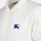 Polos Polo EKD Cavalier Burberry Blanc Homme