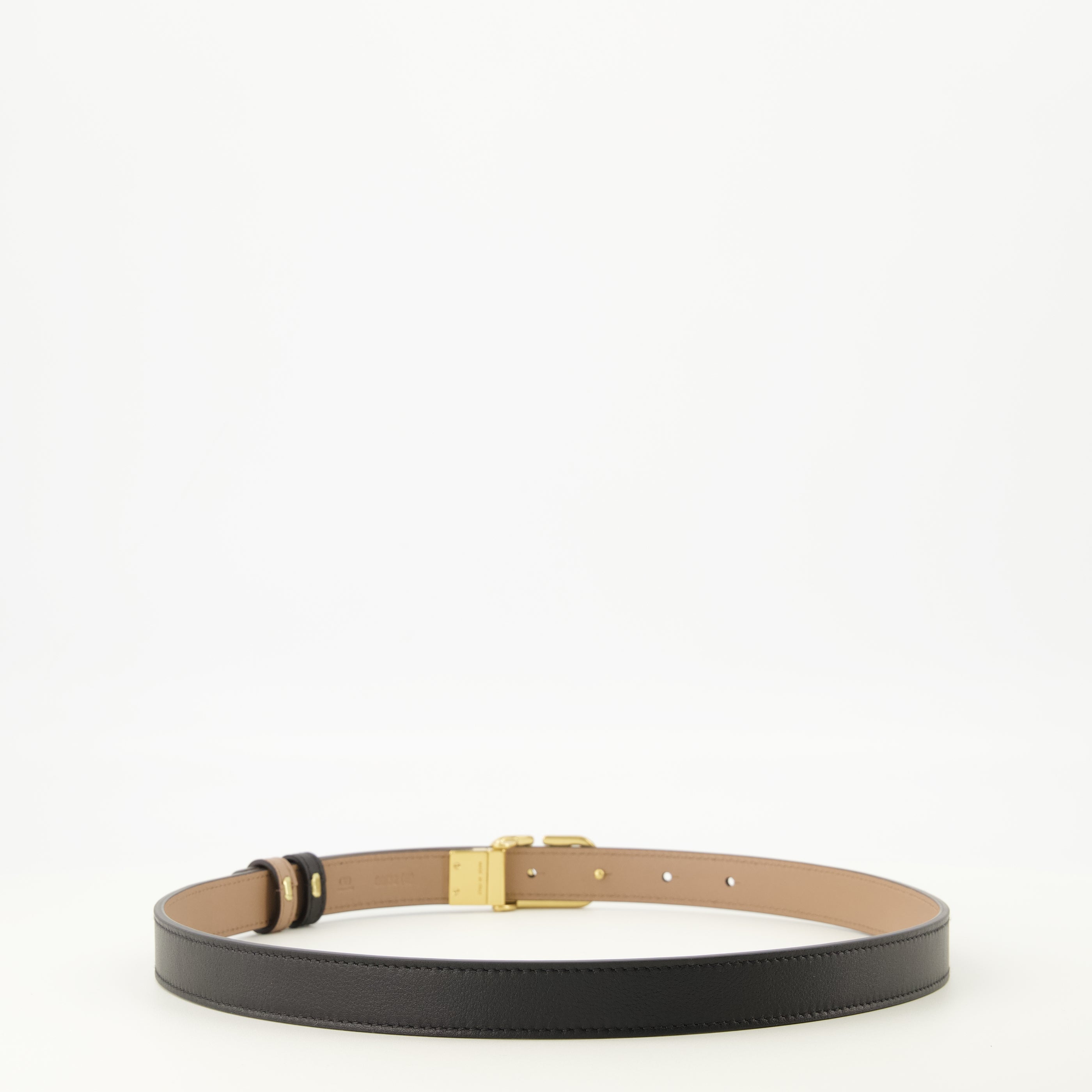 Ceintures 리버시블 VLogo 벨트 베이지와 블랙 20 mm Valentino Garavani Beige Femme