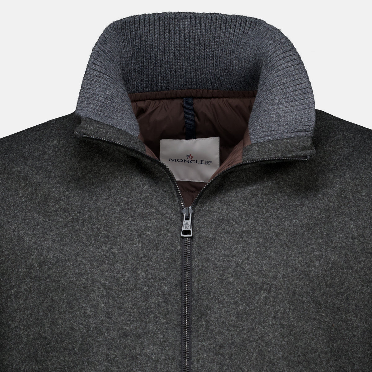 Vestes Limberl Gepolsterte Jacke aus Flanell Moncler Gris Homme