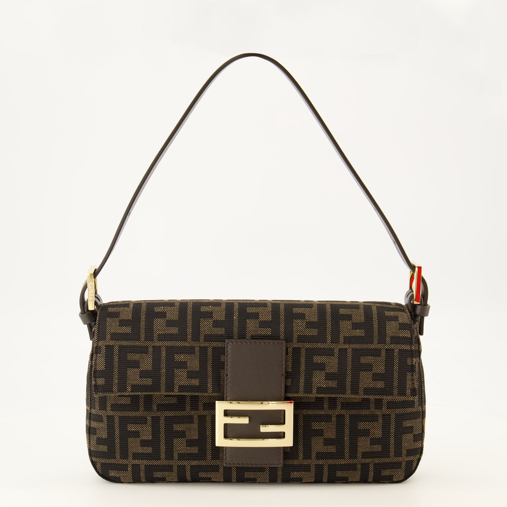 Sacs à main et épaule FF Fabric Baguette® Bag in Brown Fendi Marron Femme