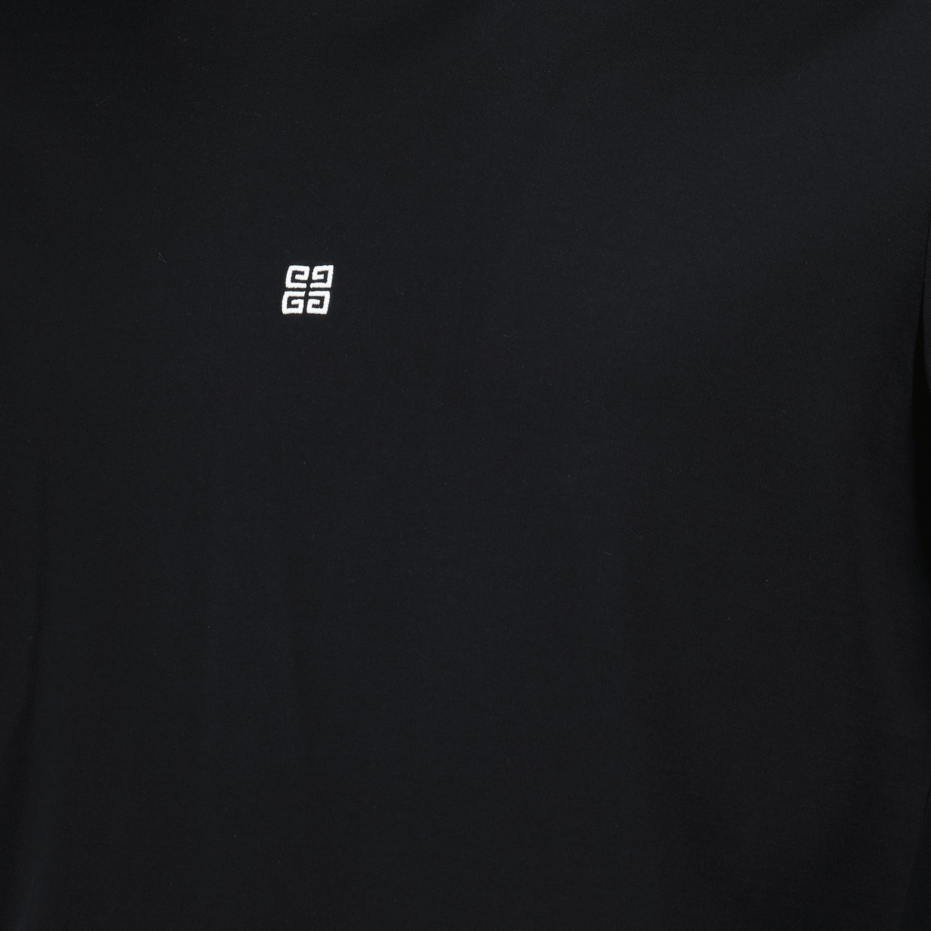 T-shirt T-Shirt Logo 4G Givenchy Nero Homme