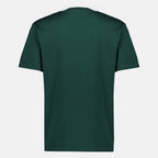 Image de l'article T-shirt vert brodé en coton de la marque Dior pour Homme - Saison Printemps-Été 2026 - Vue de Dos