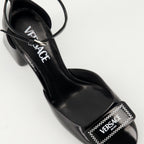 Heels Patented Leather Pumps Versace Black Femme