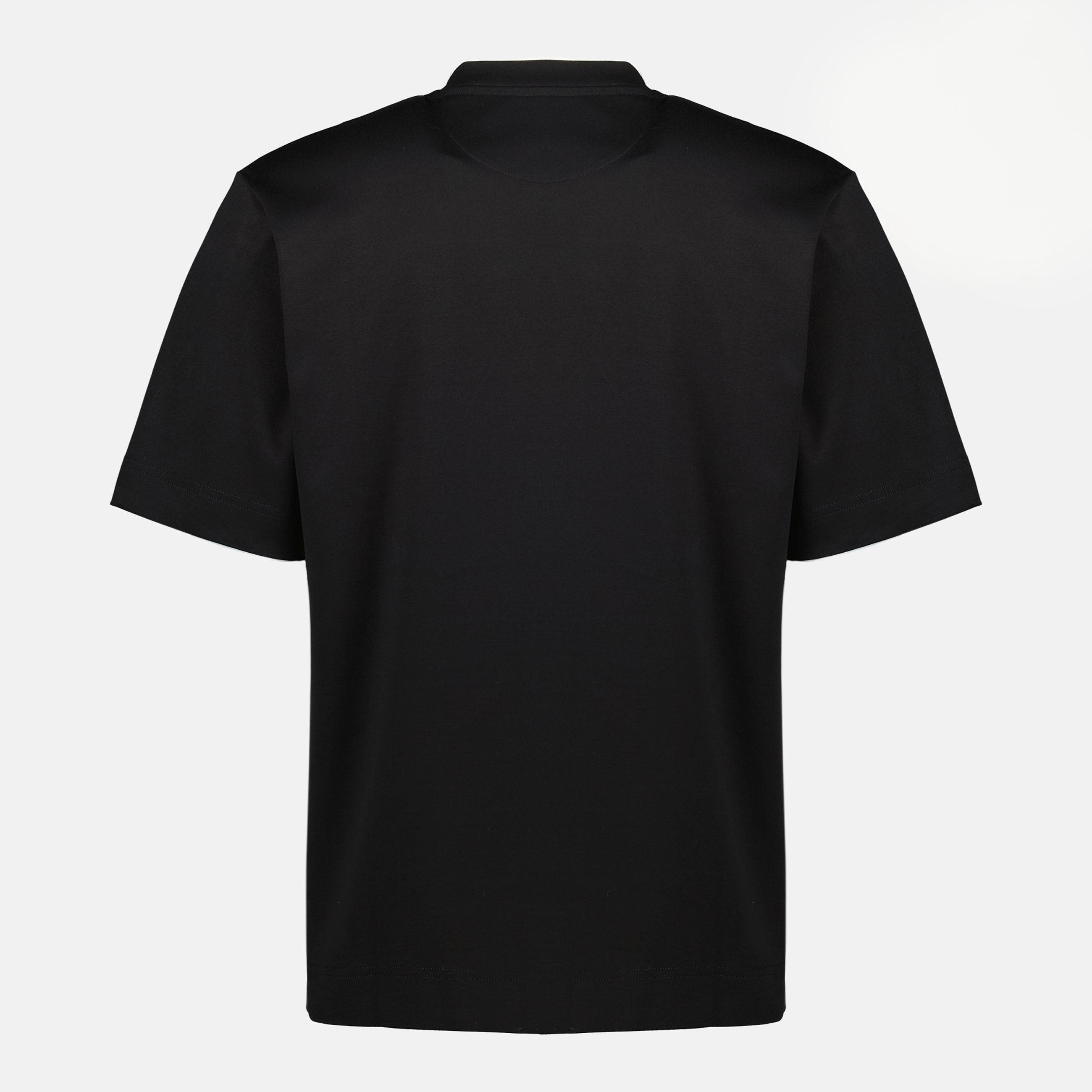 Image de l'article T-shirt noir en coton de la marque Fendi pour Homme - Saison Printemps-Été 2026 - Vue de Dos