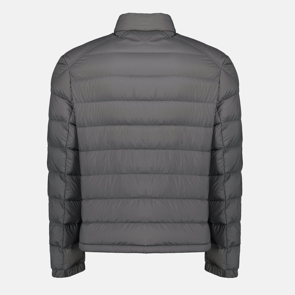 Image of the Selves gray down jacket by Moncler for Men - Spring-Summer 2026 - Back View
