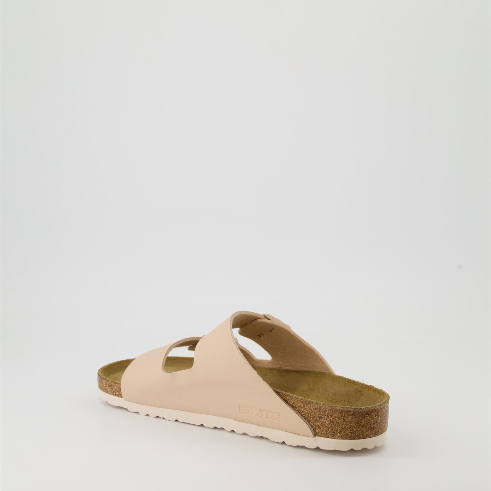 Chaussures ouvertes Claquettes Arizona Birko-Flor Birkenstock Beige Homme