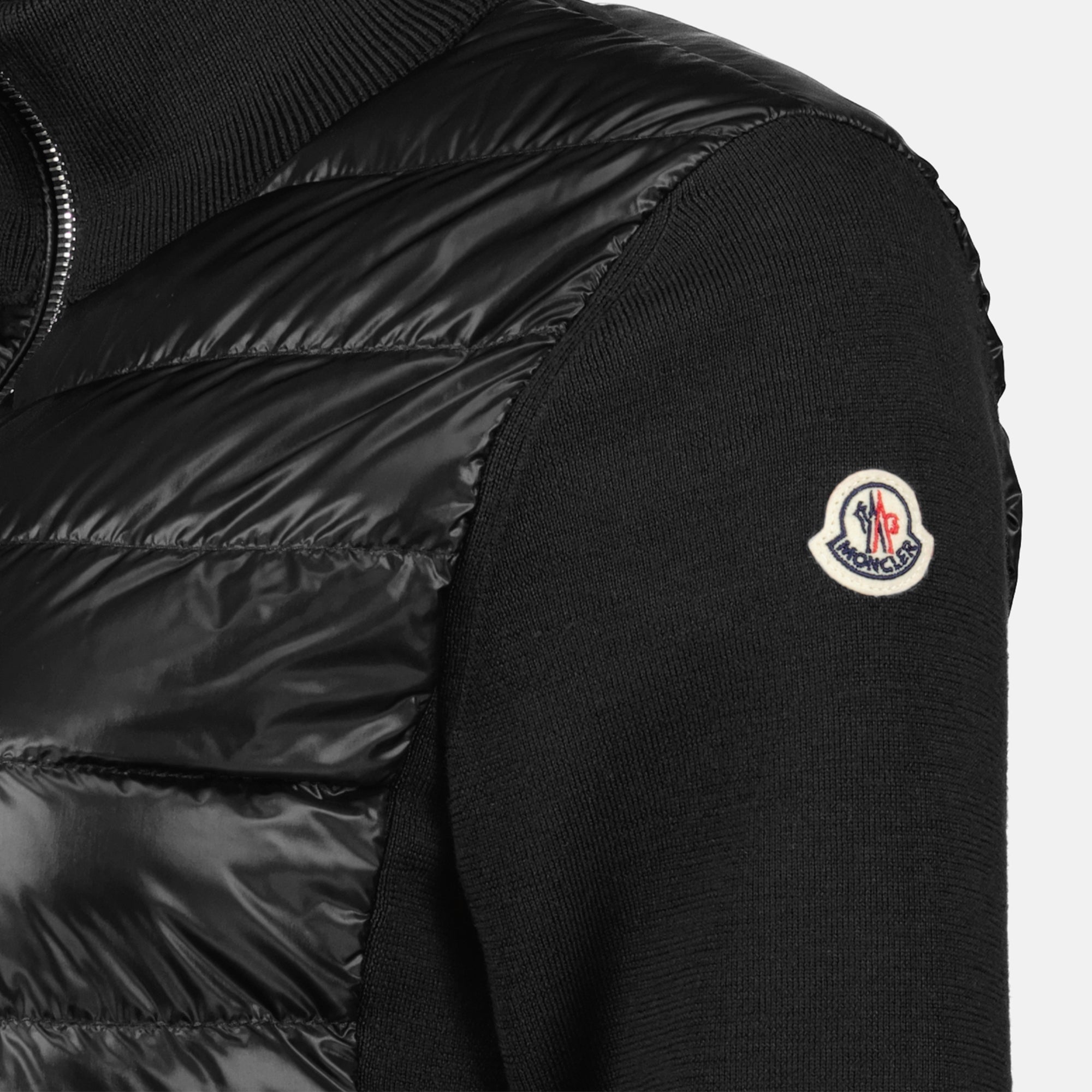 Giacche Giacca trapuntata bi-colore Moncler Nero Femme